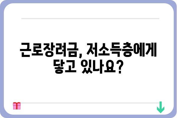 근로장려금 제도 개선을 위한 제안| 현실적인 문제점 진단과 효과적인 개선 방안 모색 | 근로장려금, 저소득층 지원, 소득 불균형, 경제 활성화