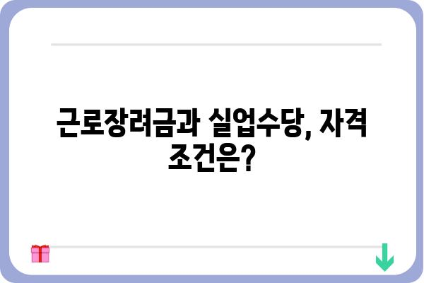 근로장려금 vs 실업수당| 똑같은 지원금? 차이점 완벽 정리 | 비교, 자격, 신청 방법