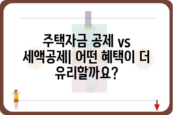 주택자금공제와 세액공제의 차이 이해하기