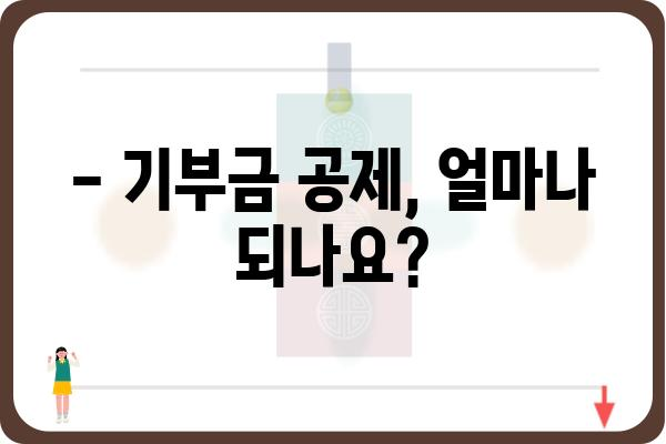 기부금공제를 통한 세액 절감하기