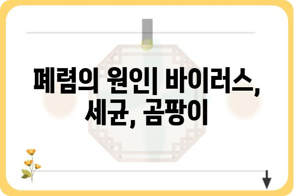 폐렴 증상과 원인, 치료법 완벽 가이드 | 감기, 기침, 폐렴 예방, 폐렴 종류