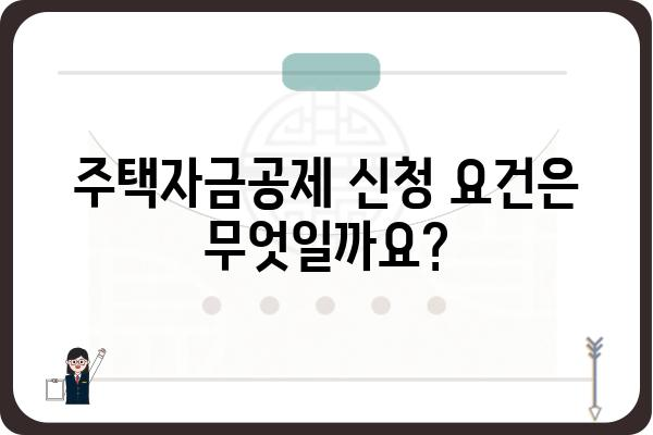 주택자금공제 적용 조건과 한도