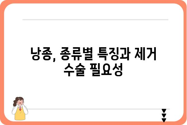 낭종 제거 수술, 알아야 할 모든 것 | 낭종 종류, 수술 방법, 회복 과정, 주의 사항