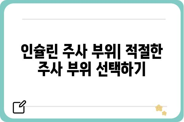 인슐린| 작용 원리부터 주사 방법까지 | 당뇨병, 혈당 조절, 인슐린 종류, 주사 부위