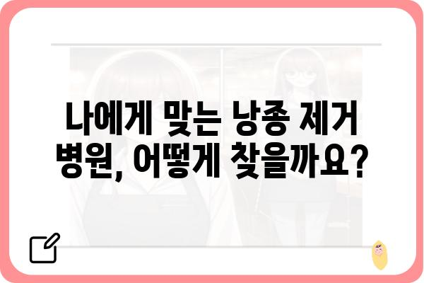 낭종 제거, 어디서 해야 할까요? | 낭종 제거 병원 추천, 낭종 종류별 치료 정보, 비용 및 후기