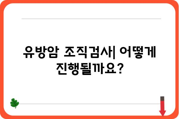 유방암 조직검사| 과정, 결과 해석, 그리고 주의 사항 | 유방암, 조직검사, 진단, 치료