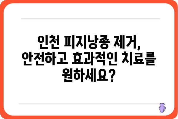 인천 피지낭종 제거, 안전하고 효과적인 치료 방법 알아보기 | 피지낭종, 낭종 제거, 인천 피부과, 비용, 후기