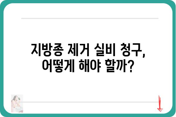 지방종 제거, 실비보험으로 얼마나 보장받을 수 있을까요? | 지방종 실비, 보험 청구, 비용, 보장 범위