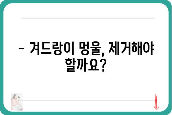 겨드랑이 멍울, 제거해야 할까요? | 겨드랑이 멍울 원인, 증상, 병원 방문 시기, 치료법