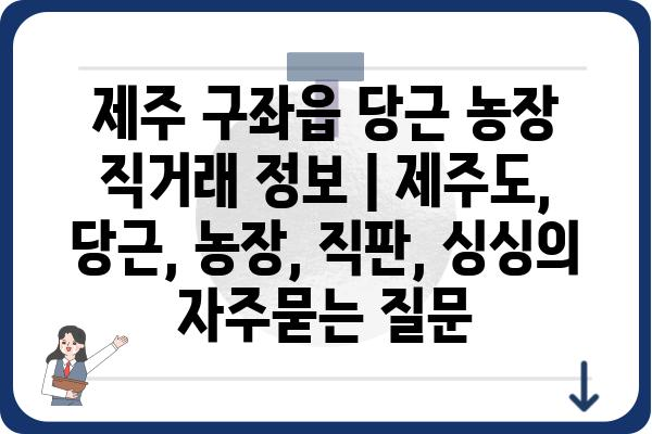 제주 구좌읍 당근 농장 직거래 정보 | 제주도, 당근, 농장, 직판, 싱싱