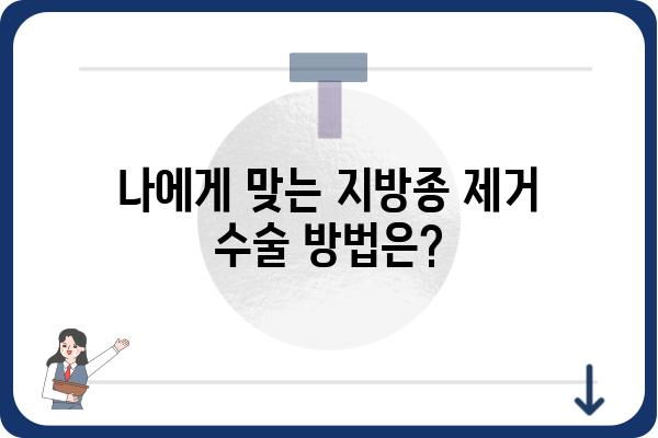 지방종 제거 수술, 알아야 할 모든 것 | 종류, 과정, 비용, 후기, 부작용