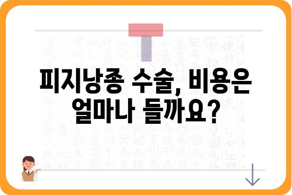 피지낭종 당일 수술 가능할까요? | 비용, 부작용, 후기까지 상세히 알아보세요