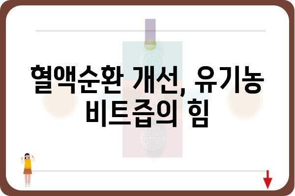 유기농 비트즙의 놀라운 효능 5가지 | 건강, 혈액순환, 면역력, 비트, 유기농