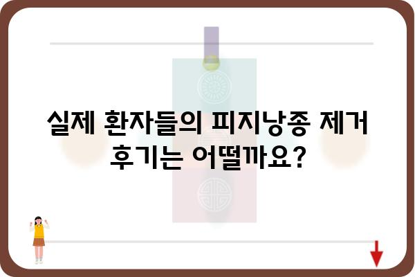 서울 피지낭종 제거, 안전하고 효과적인 방법 알아보기 | 피지낭종, 제거, 치료, 서울, 병원, 비용, 후기