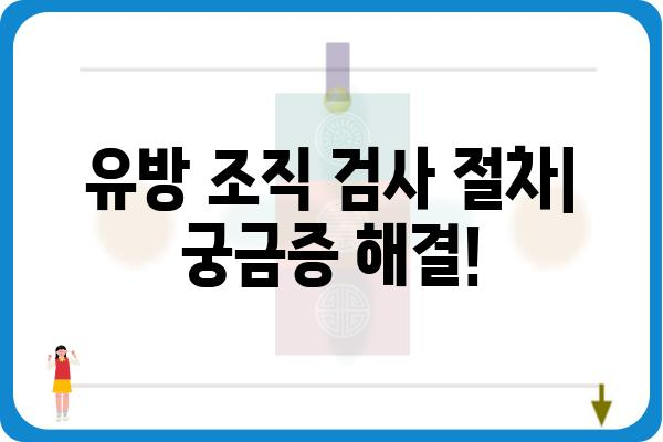 유방 조직 검사| 종류, 절차, 결과 해석까지 완벽 가이드 | 유방암 검사, 조직 검사, 병리 결과