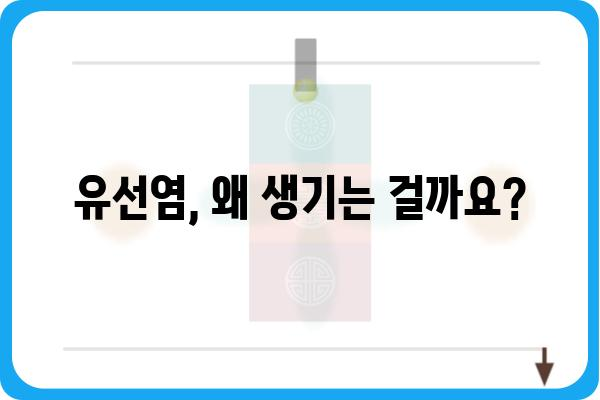 유선염, 궁금증 해결! 증상부터 치료까지 완벽 가이드 | 유선염 증상, 유선염 원인, 유선염 치료, 유선염 예방