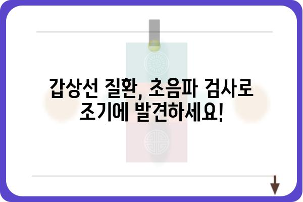 갑상선 초음파 검사, 이것만 알면 걱정 끝! | 갑상선 질환, 검사 과정, 주의 사항