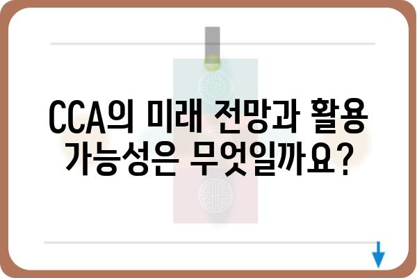 CCA 이해하기| 개념, 종류, 활용법 | 금융, 투자, 분석