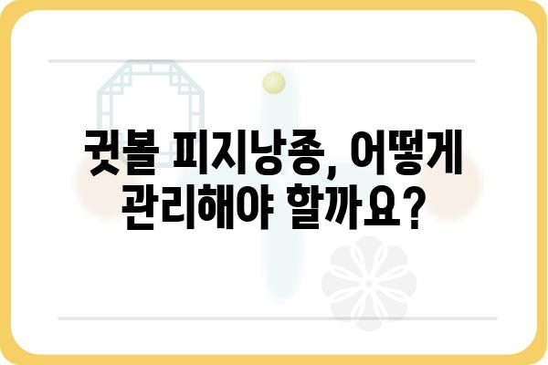 귓볼 피지낭종, 제대로 알아보고 관리하기| 원인, 증상, 치료 | 피지낭종, 귓볼, 낭종, 관리, 치료