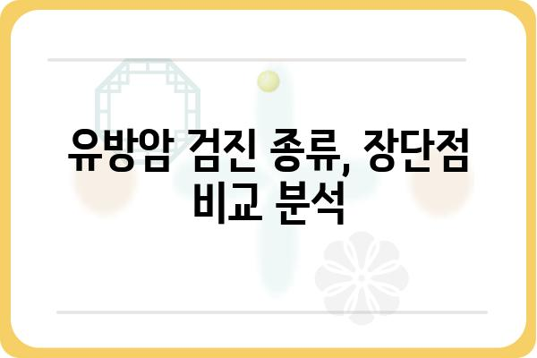 유방암 검진 가이드| 나에게 맞는 검진 방법 알아보기 | 유방암, 자가검진, 검진 종류, 검진 주기