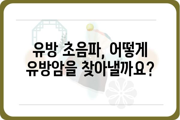 유방암 조기 발견의 필수 검사, 유방 초음파란 무엇일까요? | 유방암, 검진, 여성 건강