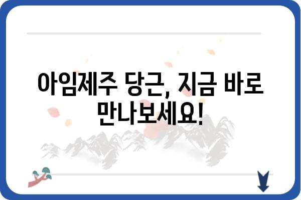 제주산 당근의 매력, 아임제주당근으로 만나보세요! | 제주 당근, 아임제주, 제주 농산물, 맛집 추천, 구매 정보