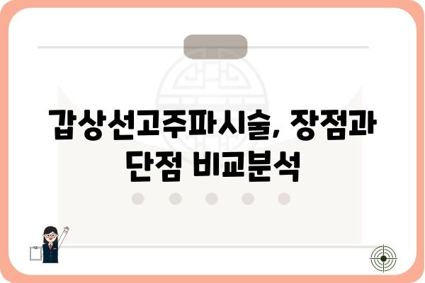 갑상선고주파시술, 이것만 알면 된다! | 갑상선 질환, 치료 방법, 고주파 시술, 장점, 단점, 주의사항